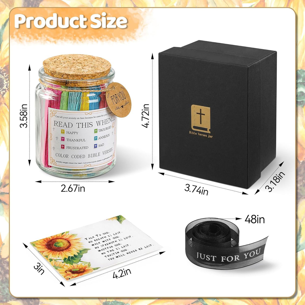 Hand-Calligraphed Daily Grace Scripture Jar