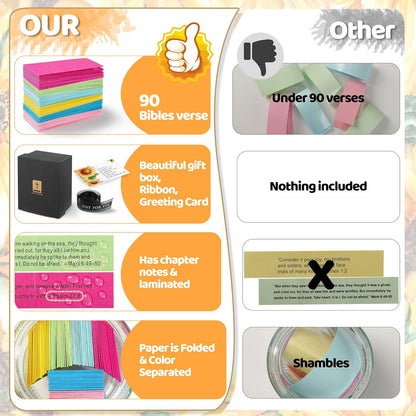 Hand-Calligraphed Daily Grace Scripture Jar